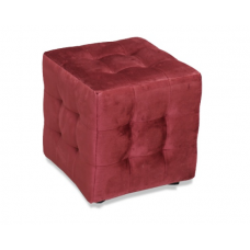 Пуф «Кубик» бордовый