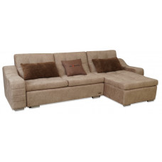 Угловой диван "Соня-10" с оттоманкой с подлокотниками