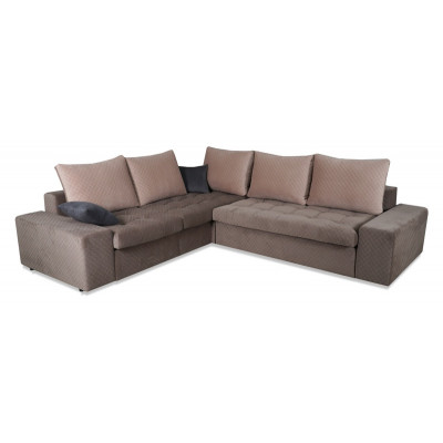 Угловой диван  «Дублин» с угловой оттоманкой