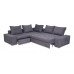 Угловой диван  «Дублин» с угловой оттоманкой
