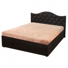 Кровать "Уют" 1,6 без матраса с ортопедическим основанием со стразами