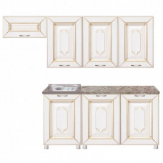 Кухня Оптима 1,5 без мойки Винтаж (фотопечать)