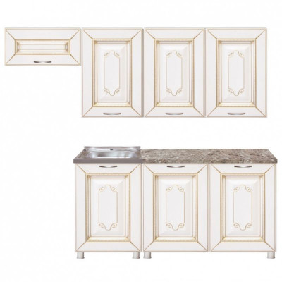 Кухня Оптима 1,5 без мойки Винтаж (фотопечать)