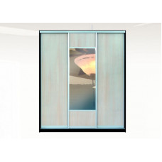 Премиум (Шкаф-купе 3х ств. с 1 зеркал., без корзин)