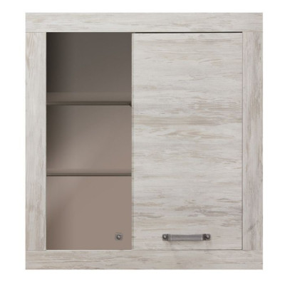 Горка "Элегия" (шкаф навесной) (Анкор светлый)