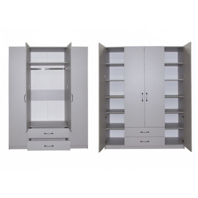 Спальня Фантом (шкаф 4-х ств. с зеркалом)