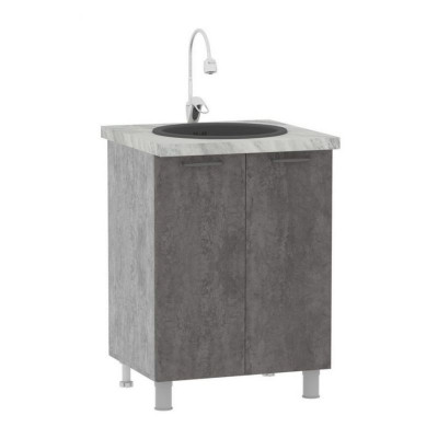 Кухня "Монреаль" (Стол-мойка на 600)  (без мойки)