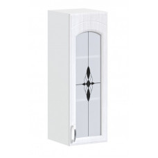 "Византия" МДФ 1кат (шкаф навесной на 400 с 2 полками витрина)