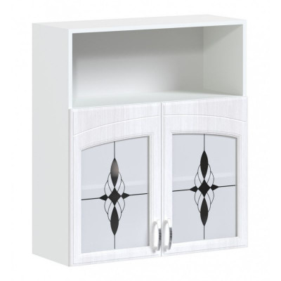 "Византия" МДФ 1кат (шкаф навесной на 600 полуоткрытый витрина)