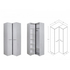 Детская "Лапландия" шкаф угловой