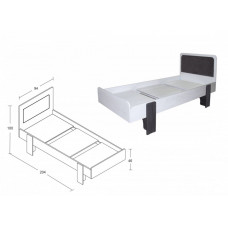 Детская "Лапландия" кровать 900*2000