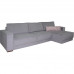 Угловой диван "Сидней" 4Б оттоманка ( без маленьких подушек)