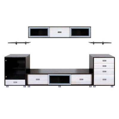 Гостиная "Рондо-4" Венге/Сосна Лоредо. Модульная