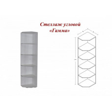 Прихожая Гамма (стеллаж угловой)