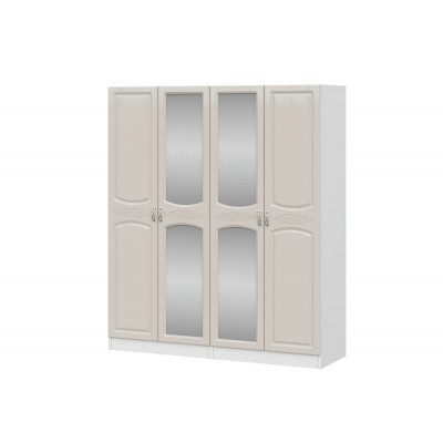 мс для спальни Венеция ШК-4 белый/жемчуг