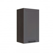 Шкаф верхний ШВ 400 Корпус: ЛДСП венге 16мм; фасад: фрезеровка Кельн, МДФ софт смок 16мм