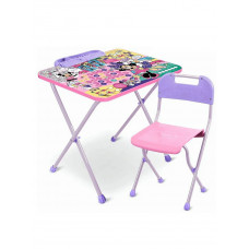 Стол-стул детский Ника Disney 1 Д1МН Минни Маус розовый