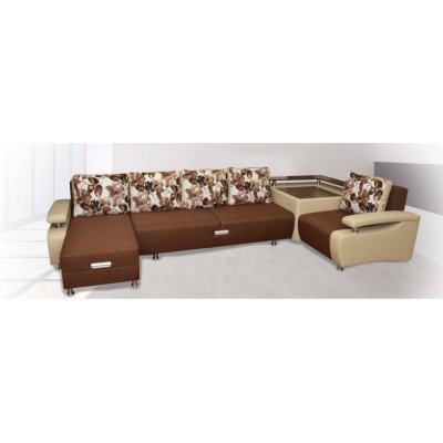 Угловой диван "Престиж-15 со столом П", Am0022