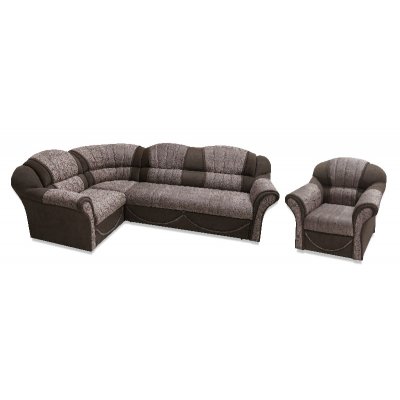 Угловой диван "Соня-12" с креслом, Am0042