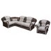 Угловой диван "Соня-12 с полкой" с креслом, Am0043