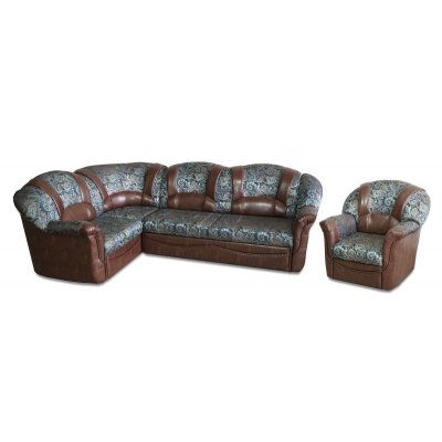 Угловой диван "Соня-13" с креслом, Am0045