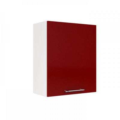 Шкаф верхний ШВ 600-1 (Нувель белый / бетон коричневый), ICM000009099