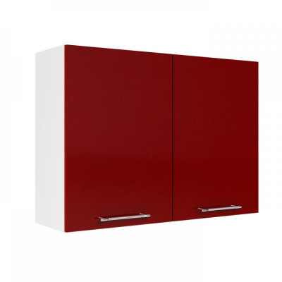 Шкаф верхний ШВ 1000 (Нувель белый / бетон коричневый), ICM000009299