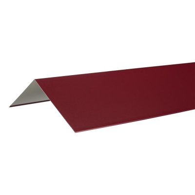 Конёк плоский с полиэстеровым покрытием 2 м цвет красный, SM-10009519
