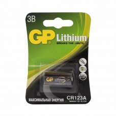 Батарейка литиевая GP CR123A, 1 шт.