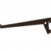 Кронштейн прямой однорядный Larvij 20 см нагрузка до 57 кг цвет коричневый, SM-10293249