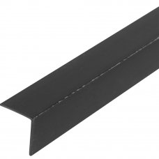 Уголок ПВХ 15x15x1.2x2000 мм, цвет черный