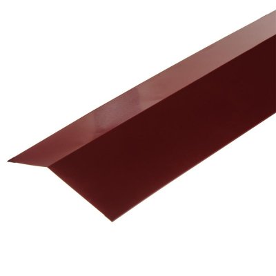 Планка карнизная с полиэстеровым покрытием 2 м цвет красный, SM-11794782