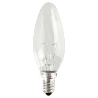 Лампа накаливания Osram E14 230 В 40 Вт свеча прозрачная 2 м2 свет тёплый белый, SM-11963734