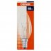 Лампа накаливания Osram E14 230 В 60 Вт свеча прозрачная 3 м2 свет тёплый белый, SM-11963793