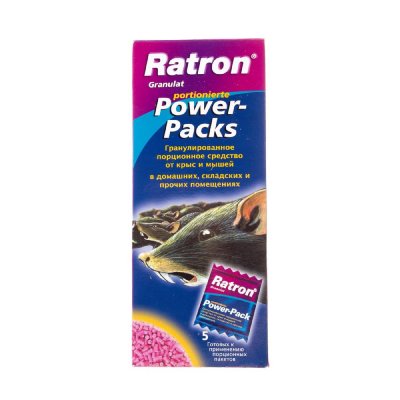 Средство от крыс и мышей Ratron, порционное, пакетик 200 г, SM-12000315