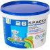 Краска акриловая для кухни и ванной Радуга-26 цвет белый 14 кг, SM-12037302