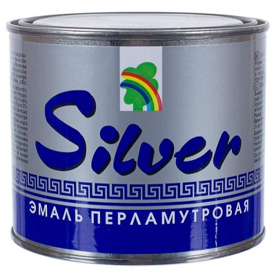 Эмаль акриловая перламутровое серебро Р-117 0.4 л, SM-12174710