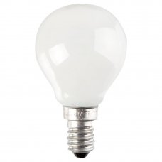 Лампа накаливания Osram шар E14 40 Вт матовая свет тёплый белый