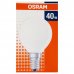Лампа накаливания Osram шар E14 40 Вт матовая свет тёплый белый, SM-12211956