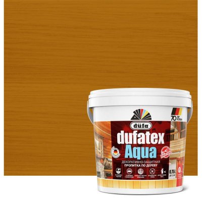 Пропитка для дерева водная цвета сосна Dufatex aqua 0.75 л, SM-12352409
