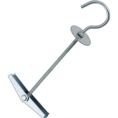 Дюбель для пустотелых материалов Fischer KDH 3 с крюком, 12х105 мм, оцинкованная сталь, 2 шт., SM-12470122