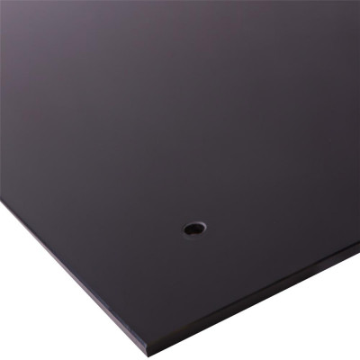 Стеновая панель 90x0.6x60 см, стекло, цвет чёрный, SM-12588905