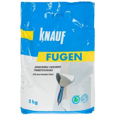 Шпаклёвка гипсовая Knauf Фуген, 5 кг, SM-12757000