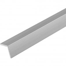 Уголок алюминиевый 10х10х1,2 мм, 1 м, цвет серебро