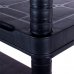 Стеллаж Optimus 90x187х40 см 5 полок, пластик, цвет чёрный, SM-12812874
