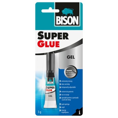 Супер-клей универсальный супер Bison Super Glue Gel, 3 г, SM-12899877