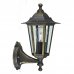 Настенный светильник уличный вверх Inspire Peterburg 1xE27х60 Вт, алюминий/стекло, цвет бронза, SM-12968668
