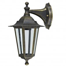 Настенный светильник уличный вниз Inspire Peterburg 1xE27х60 Вт, алюминий/стекло, цвет бронза