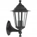 Настенный светильник уличный вверх Inspire Peterburg 1xE27х60 Вт, алюминий/стекло, цвет чёрный, SM-12968721