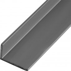 Уголок алюминиевый 25х15х2 мм, 2 м, цвет серебро